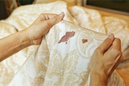 blood spots on sheets not bed bugs